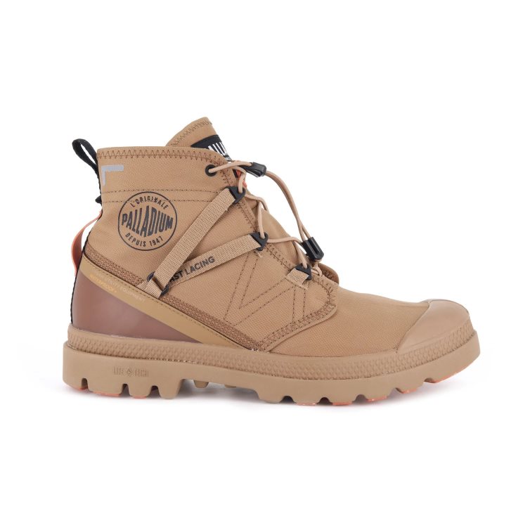 Palladium Pampa Travel Lite+ Waterdichte Laarzen Heren Bruin | NL 46IPCXJ